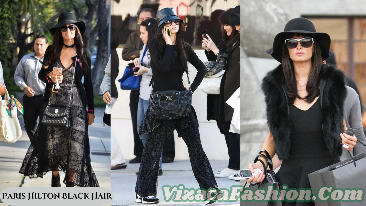 Paris Hilton Black Hair