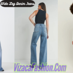 Wide Leg Denim Jeans